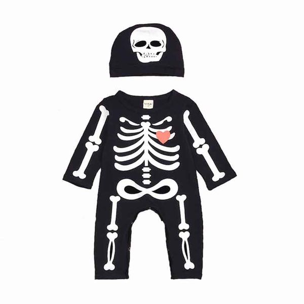 new newborn halloween rompers with hat baby clothes boy girl long sleeve black cotton jumpsuits skull novelty outfit 0-24m 2pcs, White
new newborn halloween rompers with hat baby clothes boy girl long sleeve black cotton jumpsuits skull novelty outfit 0-24m 2pcs, White