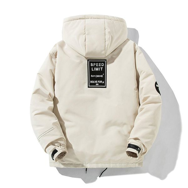 mens winter jacket thick warm cotton padded baseball outwear casual solid color hooded multi-pocket cost parkas homme, Black
mens winter jacket thick warm cotton padded baseball outwear casual solid color hooded multi-pocket cost parkas homme, Black