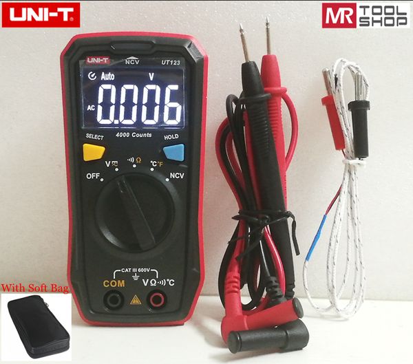 uni-t ut123 pocket-sized residential multimeter , ac dc voltmeter ohmmeter temperature ncv tester ebtn display+soft bag
uni-t ut123 pocket-sized residential multimeter , ac dc voltmeter ohmmeter temperature ncv tester ebtn display+soft bag