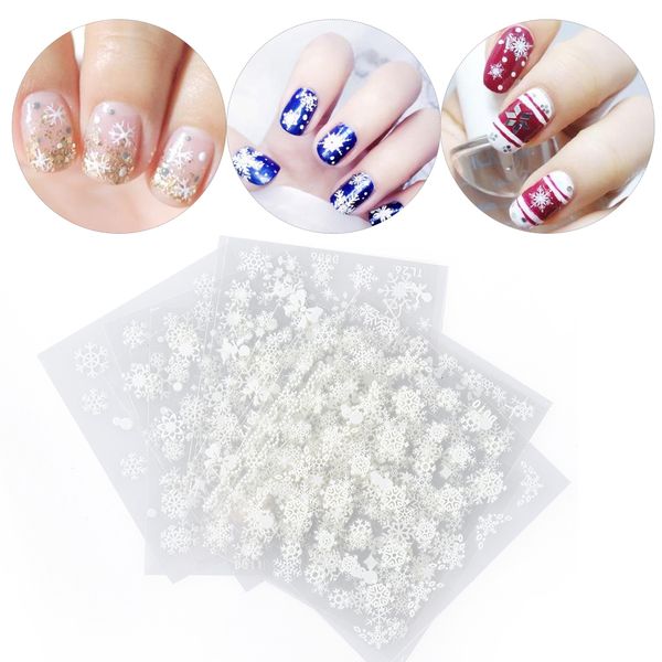 12 sheets diy 3d snowflake bows nail art stickers fingernail decoration manicure decal tips nail art accessories xmas gifts, Black
12 sheets diy 3d snowflake bows nail art stickers fingernail decoration manicure decal tips nail art accessories xmas gifts, Black