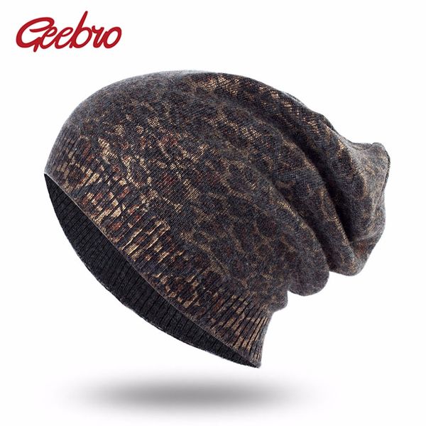 geebro women's leopard knit cashmere beanie hat spring single layer casual slouchy beanies for women print skull cap dq432a, Blue;gray
geebro women's leopard knit cashmere beanie hat spring single layer casual slouchy beanies for women print skull cap dq432a, Blue;gray