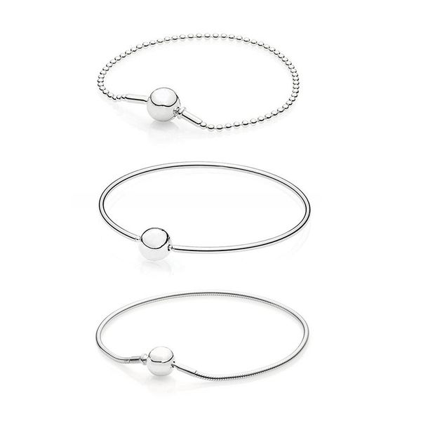 925 sterling silver small hole essence series bracelet 100%925 sterling silver round chain bracelet jewelry gifts, Golden;silver
925 sterling silver small hole essence series bracelet 100%925 sterling silver round chain bracelet jewelry gifts, Golden;silver