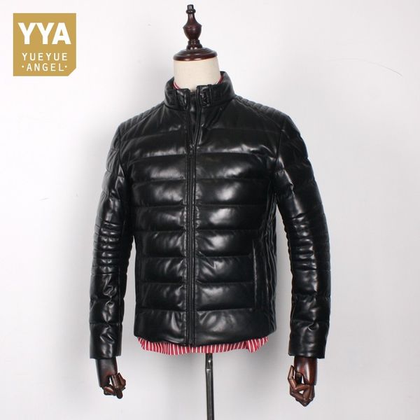 men sheepskin down coats stand black slim short real leather jackets fashion warm winter genuine leather outerwear
men sheepskin down coats stand black slim short real leather jackets fashion warm winter genuine leather outerwear