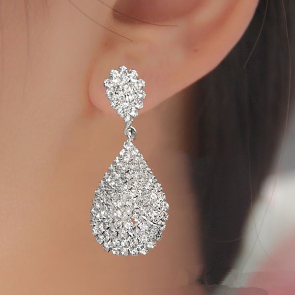 fashion gold silver drop dangle earrings with full crystal luxury water drop earrings bridal wedding party jewelry gifts
fashion gold silver drop dangle earrings with full crystal luxury water drop earrings bridal wedding party jewelry gifts
