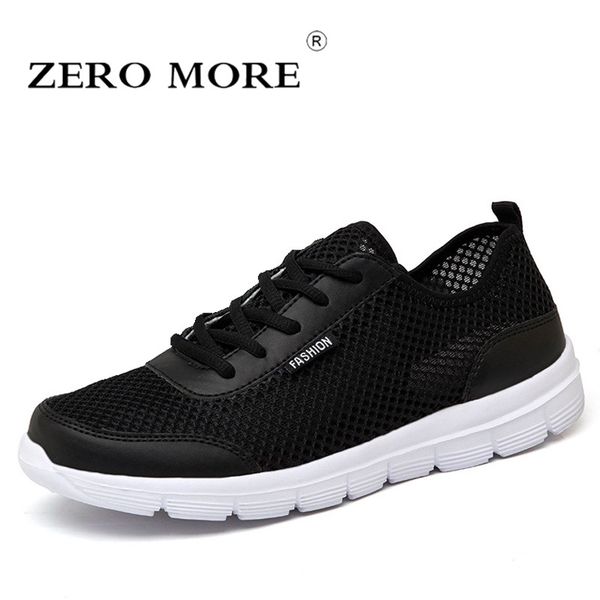 zeromore air mesh big sizes breathable shoes men sneakers lightweight blue solid mens casual shoes jogging lace up 2019, Black
zeromore air mesh big sizes breathable shoes men sneakers lightweight blue solid mens casual shoes jogging lace up 2019, Black