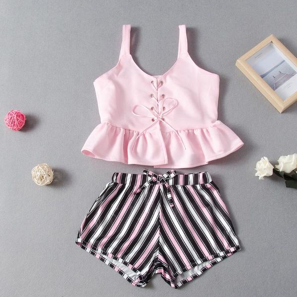 toddler baby girl clothing set elegant baby kids girls v neck lotus leaf suspenders vest + colorful stripe shorts girl outfits, White
toddler baby girl clothing set elegant baby kids girls v neck lotus leaf suspenders vest + colorful stripe shorts girl outfits, White