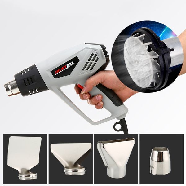 1pcs 2000w plastics heat gun temperature-controlled air flow adjustable electric air gun with 4 nozzles power tool hr
1pcs 2000w plastics heat gun temperature-controlled air flow adjustable electric air gun with 4 nozzles power tool hr