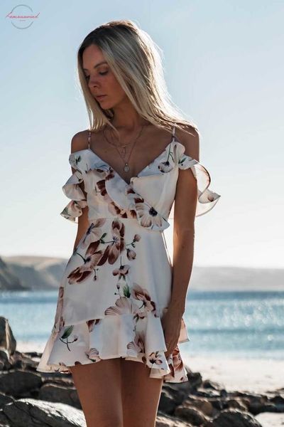 sleeveless v neck spaghetti strap beach floral ruffle tank mini casual dress women flying sleeve sundress chiffon, Black;gray
sleeveless v neck spaghetti strap beach floral ruffle tank mini casual dress women flying sleeve sundress chiffon, Black;gray