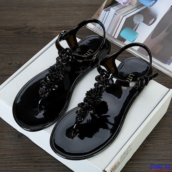 2020 new flower plastic flat sandals female summer pinch t-slip non-slip holiday beach slippers flip flops, Black
2020 new flower plastic flat sandals female summer pinch t-slip non-slip holiday beach slippers flip flops, Black