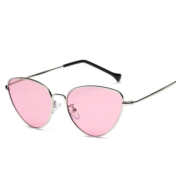 new fashion women colour flat metal cat eye sunglasses elegant twin beam oversized sun glasses uv400, White;black
new fashion women colour flat metal cat eye sunglasses elegant twin beam oversized sun glasses uv400, White;black