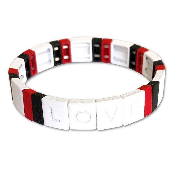 korean sweet girl heart-shaped tile bracelet bohemian personality weaving tile bracelet female fashion alloy male jewel, Black
korean sweet girl heart-shaped tile bracelet bohemian personality weaving tile bracelet female fashion alloy male jewel, Black