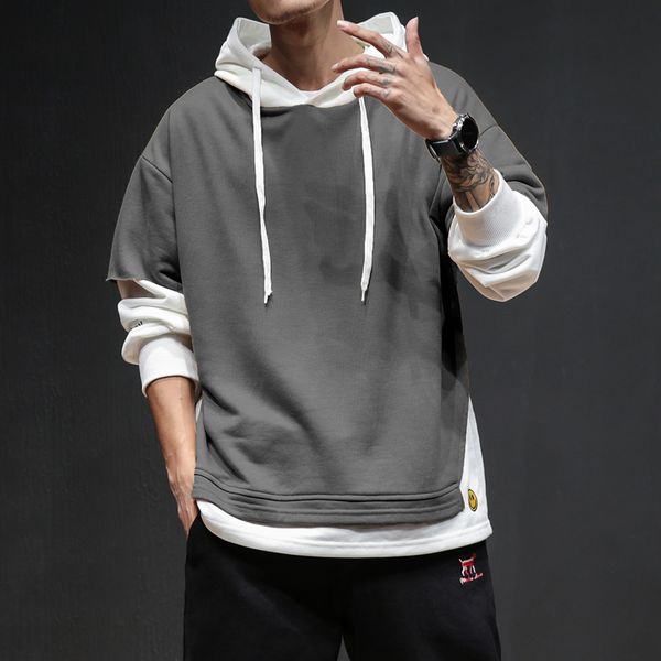dropshipping mens sport hooded cotton sweatshirt men patchwork fake two pieces sweatshirt 2019 casual pocket male pullover, Black
dropshipping mens sport hooded cotton sweatshirt men patchwork fake two pieces sweatshirt 2019 casual pocket male pullover, Black