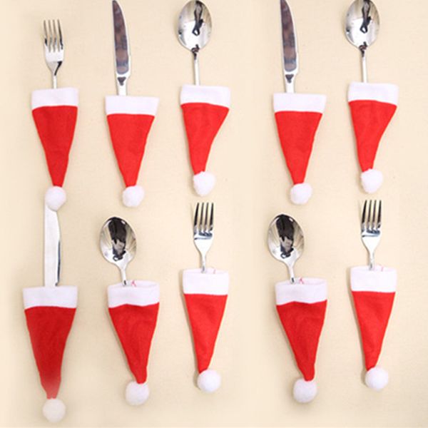 4pcs christmas hat santa sacks knife fork holder tableware bag decoration for home noel new year dinner table cristmas ornaments
4pcs christmas hat santa sacks knife fork holder tableware bag decoration for home noel new year dinner table cristmas ornaments