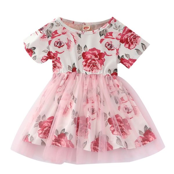 summer sleeveless dress girls' dress european and american style flower print girls short sleeve mesh princess, Red;yellow
summer sleeveless dress girls' dress european and american style flower print girls short sleeve mesh princess, Red;yellow