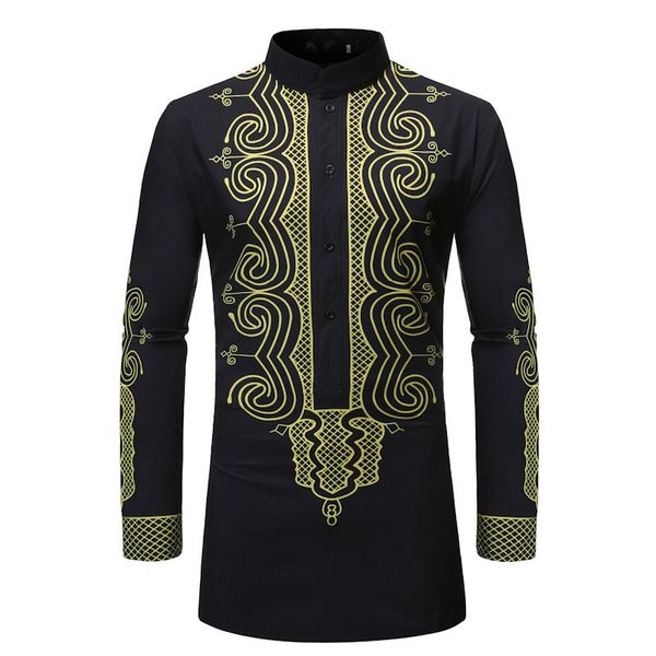 men's dress shirts 2021 autumn national printed male slim long sleeve party men print business shirt s-2xl, White;black
men's dress shirts 2021 autumn national printed male slim long sleeve party men print business shirt s-2xl, White;black