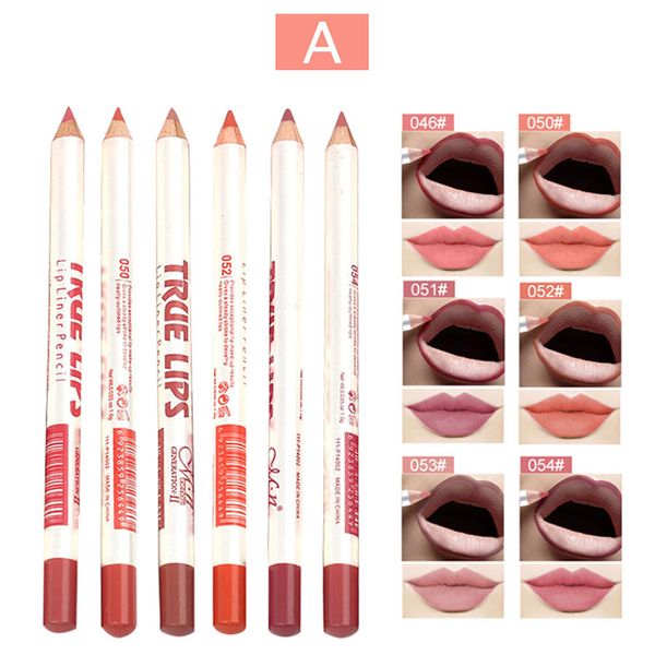 6 colors/set professional makeup lip liner pencil long lasting waterproof cosmetic tools
6 colors/set professional makeup lip liner pencil long lasting waterproof cosmetic tools