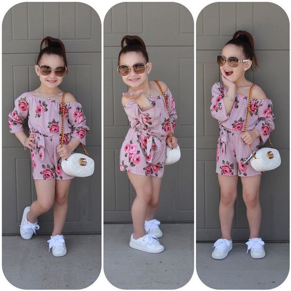 2 styles fashion summer baby girl kids jumpsuit romper rose floral off-the-shoulder bow flare sleeve jumpsuits 2019 selling wholesaler, Blue
2 styles fashion summer baby girl kids jumpsuit romper rose floral off-the-shoulder bow flare sleeve jumpsuits 2019 selling wholesaler, Blue