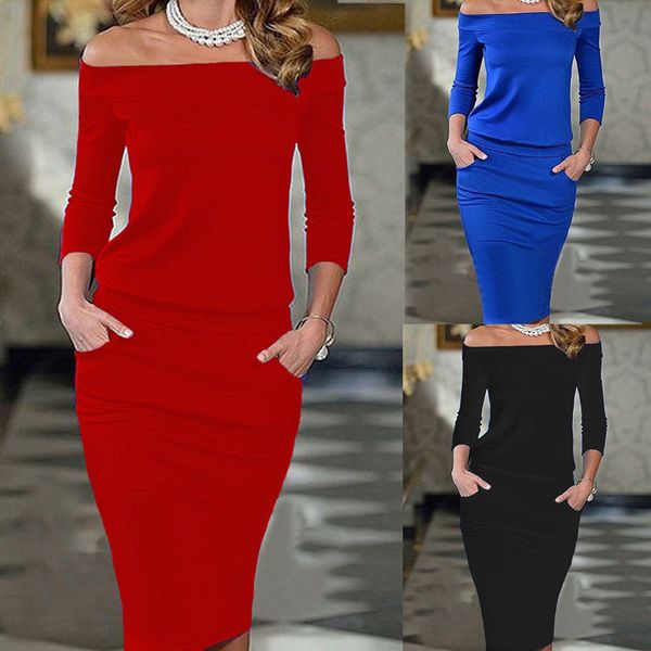 new summer women's bodycon long sleeve pockets pencil evening summer party dress size 6-14, Black;gray
new summer women's bodycon long sleeve pockets pencil evening summer party dress size 6-14, Black;gray