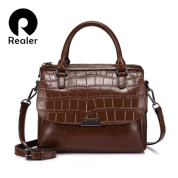 realer women handbag split leather tote bag ladies shoulder messenger bags female alligator prints handle bag small purse
realer women handbag split leather tote bag ladies shoulder messenger bags female alligator prints handle bag small purse