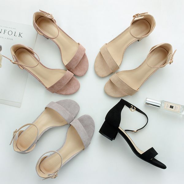 2020 summer square high heels sandals shoes woman ankle warp faux suede design brand wedding sandal office pumps t200529, Black
2020 summer square high heels sandals shoes woman ankle warp faux suede design brand wedding sandal office pumps t200529, Black
