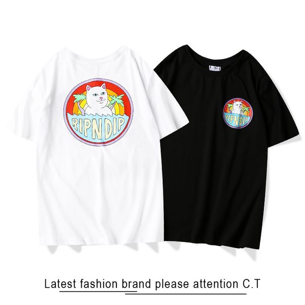 summer t-shirt casual short sleeve fashion print men and women hip hop short sleeve jogger t-shirt, White;black
summer t-shirt casual short sleeve fashion print men and women hip hop short sleeve jogger t-shirt, White;black