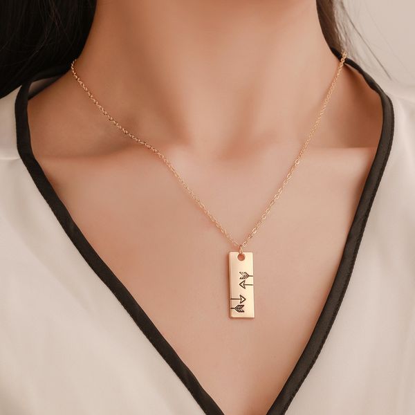 abdoabdo arrow pendant necklace personality couple necklace set three-piece suit simple friendship clavicle chain gold, Silver
abdoabdo arrow pendant necklace personality couple necklace set three-piece suit simple friendship clavicle chain gold, Silver
