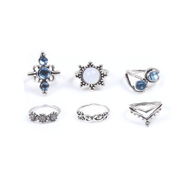 opal flower shape ring six-piece suit retro elegant fashion popular simple travel souvenir girlfriends ring simple accessories, Slivery;golden
opal flower shape ring six-piece suit retro elegant fashion popular simple travel souvenir girlfriends ring simple accessories, Slivery;golden