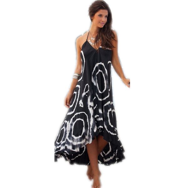 Summer Women Dresses Sling Sleeveless Print Circle Floor Length Boho Chiffon Party Evening Beach Long Maxi Dress Sundress
Summer Women Dresses Sling Sleeveless Print Circle Floor Length Boho Chiffon Party Evening Beach Long Maxi Dress Sundress
