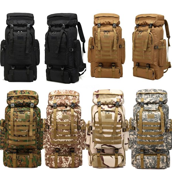 80l outdoor tactical backpack camping travel bag waterproof mountaineering hiking backpacks molle sport bag climbing rucksack #16305
80l outdoor tactical backpack camping travel bag waterproof mountaineering hiking backpacks molle sport bag climbing rucksack #16305