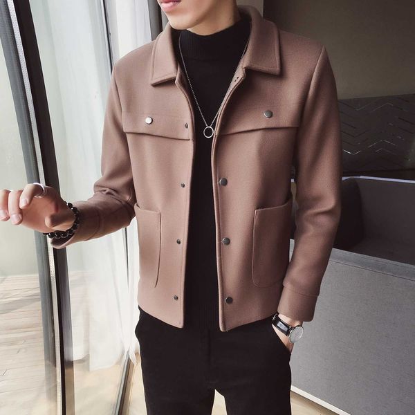 abrigos hombre invierno 2019 winter warm wool coat korean slim fit woolen jacket men trend short black coat men casaco masculino
abrigos hombre invierno 2019 winter warm wool coat korean slim fit woolen jacket men trend short black coat men casaco masculino