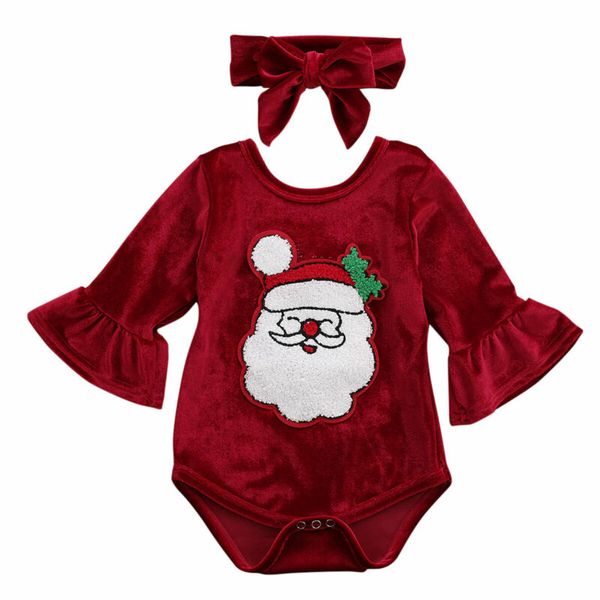 0-24m newborn baby girls rompers santa print long sleeve romper ruffle jumpsuit headband outfits clothes, Blue
0-24m newborn baby girls rompers santa print long sleeve romper ruffle jumpsuit headband outfits clothes, Blue