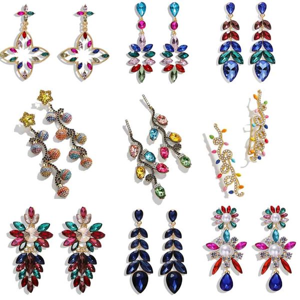 lady multi color glass drop earrings boho women wedding jewelry trendy christmas girl cute gift statement earring wholesale, Silver
lady multi color glass drop earrings boho women wedding jewelry trendy christmas girl cute gift statement earring wholesale, Silver