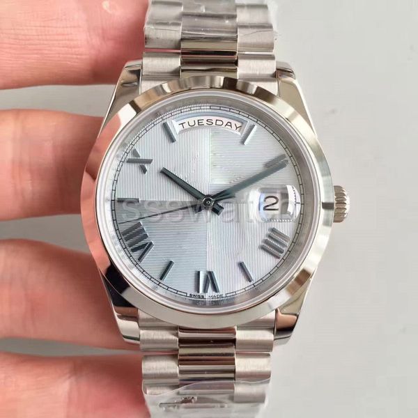 men's luxury brand mechanical watch date style 40mm sapphire glass roman digital dial 361l stainless steel sells worldwide, Slivery;brown
men's luxury brand mechanical watch date style 40mm sapphire glass roman digital dial 361l stainless steel sells worldwide, Slivery;brown