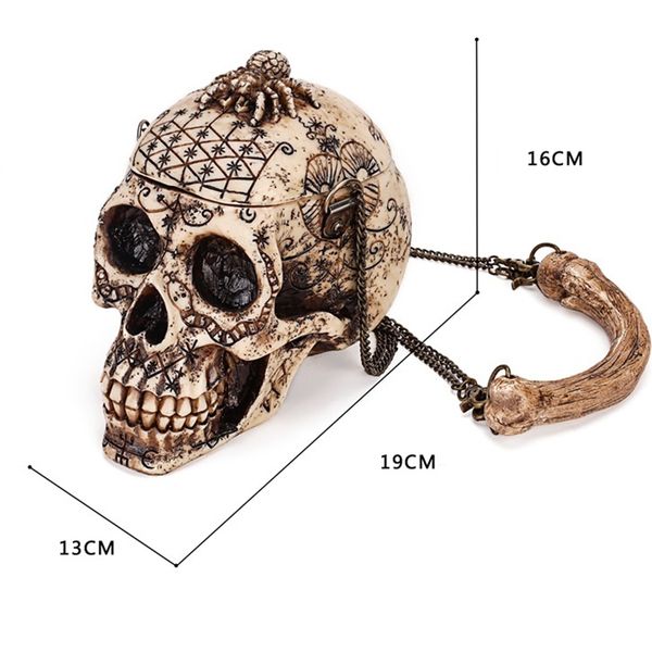 cool fashion punk skull bag tattoo cartoon molding evening bags clutch bag grey purse handbag women's shoulder
cool fashion punk skull bag tattoo cartoon molding evening bags clutch bag grey purse handbag women's shoulder