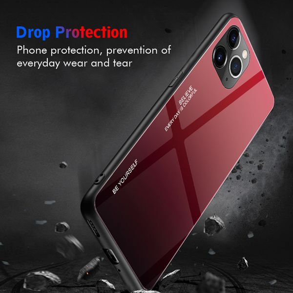 Wholesale Phone Case New Arrival Designer Iphone 11pro 11 11promax Case Gradient Tempered Glass Case Rear Cover Iphone XR XSMAX X/XS
Wholesale Phone Case New Arrival Designer Iphone 11pro 11 11promax Case Gradient Tempered Glass Case Rear Cover Iphone XR XSMAX X/XS