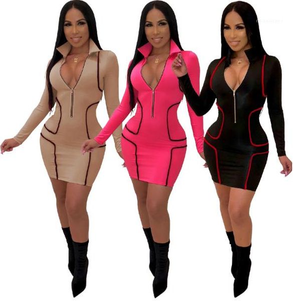 v bodycon платья сексуальная передняя молния дизайнер карандаш платье slim fit тощий платье женские дизайнерские глубокий, Black;gray
v bodycon платья сексуальная передняя молния дизайнер карандаш платье slim fit тощий платье женские дизайнерские глубокий, Black;gray