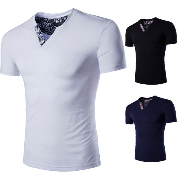 тонкий мужские tshirts плюс размер коротким рукавом v шеи mens tops casual male тройники, White;black
тонкий мужские tshirts плюс размер коротким рукавом v шеи mens tops casual male тройники, White;black