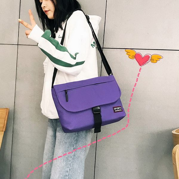 2020 new japanese harajuku style girls messenger bag student canvas shoulder crossbody diagonal trend packet purple handbags
2020 new japanese harajuku style girls messenger bag student canvas shoulder crossbody diagonal trend packet purple handbags
