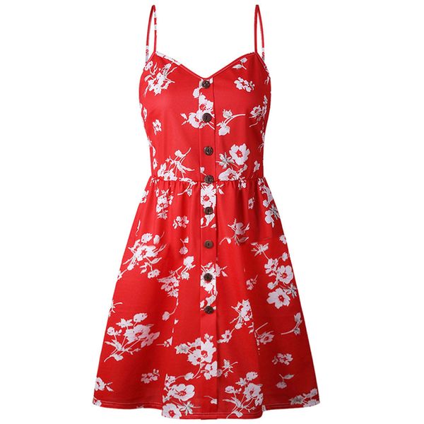 jaycosin clothes women dresses ladys sling sleeveless v-neck print button princess red dress, Black;gray
jaycosin clothes women dresses ladys sling sleeveless v-neck print button princess red dress, Black;gray