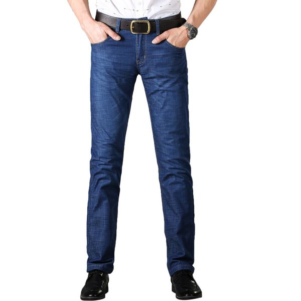 2019 modis business men's clothing straight slim-fit pants soft breathable thin pants men trousers men jeans for, Blue
2019 modis business men's clothing straight slim-fit pants soft breathable thin pants men trousers men jeans for, Blue