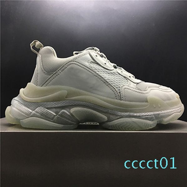 with box 2019 mens and womens casual shoes triple s clear sole white black green brand designer trainers 36-45 ct1
with box 2019 mens and womens casual shoes triple s clear sole white black green brand designer trainers 36-45 ct1