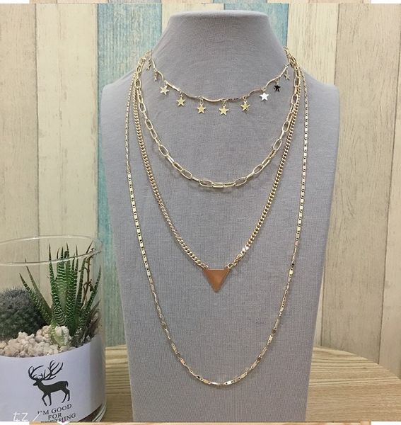 2019 new summer multilayer necklaces & pendants for women gold silver color long chain female fashion jewelry
2019 new summer multilayer necklaces & pendants for women gold silver color long chain female fashion jewelry