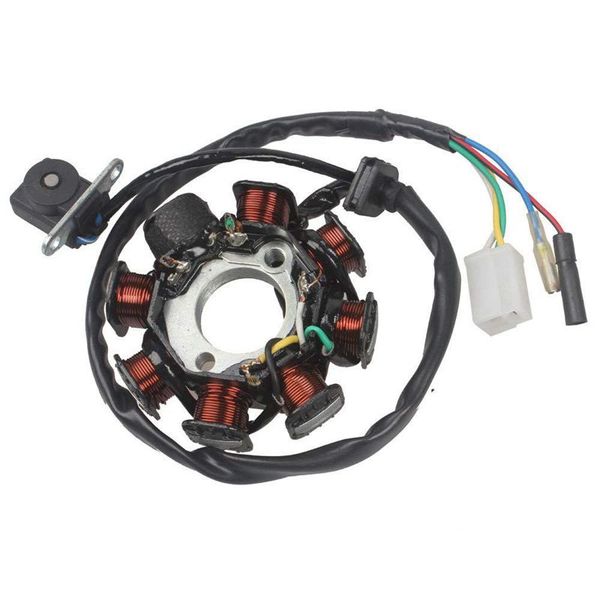 ignition stator magneto 8 coil 5 wires for gy6 50cc 60cc 80cc atv scooter taotao paliden 150cc scooter