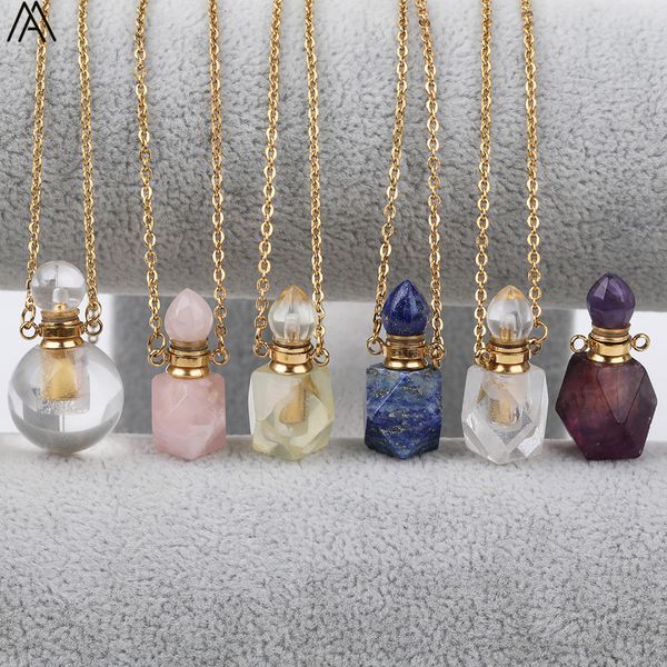 round natural clear white quartz pink quartz perfume bottle gold stainless steel necklace fine jewelry for women dss-209ambh, Silver
round natural clear white quartz pink quartz perfume bottle gold stainless steel necklace fine jewelry for women dss-209ambh, Silver