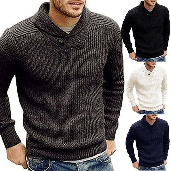 autumn winter sweater men lapel collar long sleeve sweater pullovers thick warm knitted pullover knitwear men, White;black
autumn winter sweater men lapel collar long sleeve sweater pullovers thick warm knitted pullover knitwear men, White;black