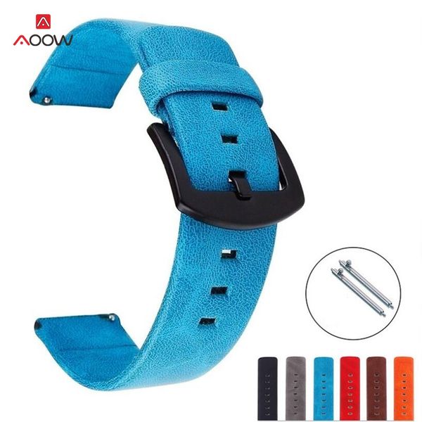 genuine leather watchbands 18mm 20mm 22mm 24mm quick release pins black brown women men watch strap belt with black buckle
genuine leather watchbands 18mm 20mm 22mm 24mm quick release pins black brown women men watch strap belt with black buckle