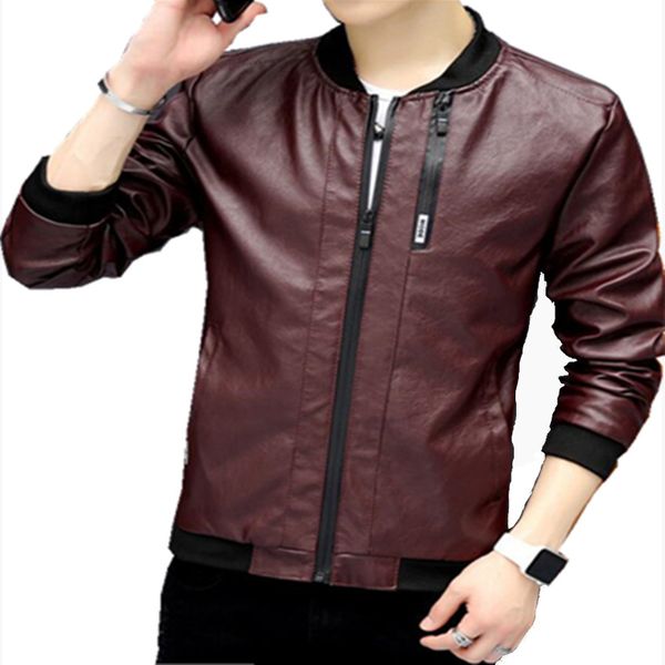 pu jacket men 2017 new autumn and winter handsome leather jacket for men korean version slim leather coat male black m-5xl thin
pu jacket men 2017 new autumn and winter handsome leather jacket for men korean version slim leather coat male black m-5xl thin