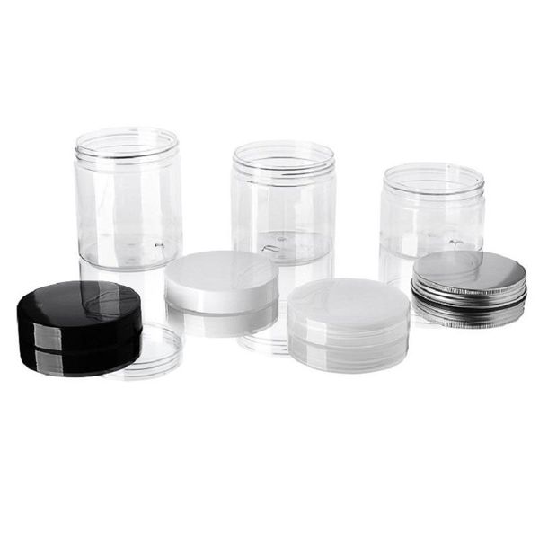 30 40 50 60 80ml plastic jars transparent pet plastic storage cans boxes round bottle with plastic/aluminum lids xd23026
30 40 50 60 80ml plastic jars transparent pet plastic storage cans boxes round bottle with plastic/aluminum lids xd23026