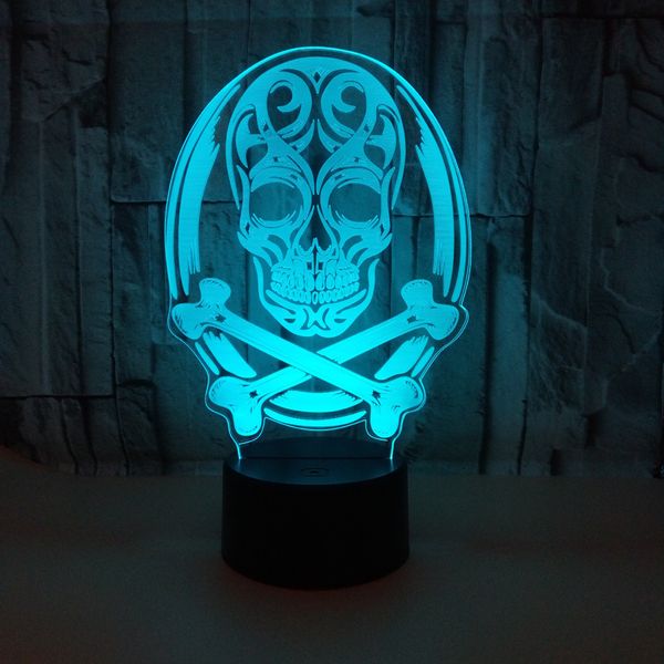 foreign trade new pattern halloween human skeleton head colorful touch 3d small night-light originality 3d three-dimensional desk lamp
foreign trade new pattern halloween human skeleton head colorful touch 3d small night-light originality 3d three-dimensional desk lamp