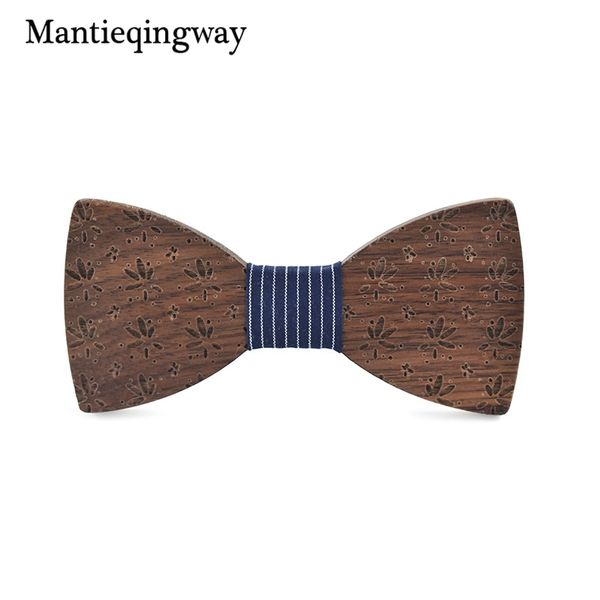 

mantieqingway casual child wood bow ties for baby boys wood bowtie shirt bowknots solid color children gravatas slim cravat, Black;gray